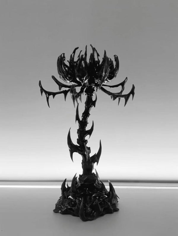 VOID REALM | Dark Bloom Serpent Jewelry Stand